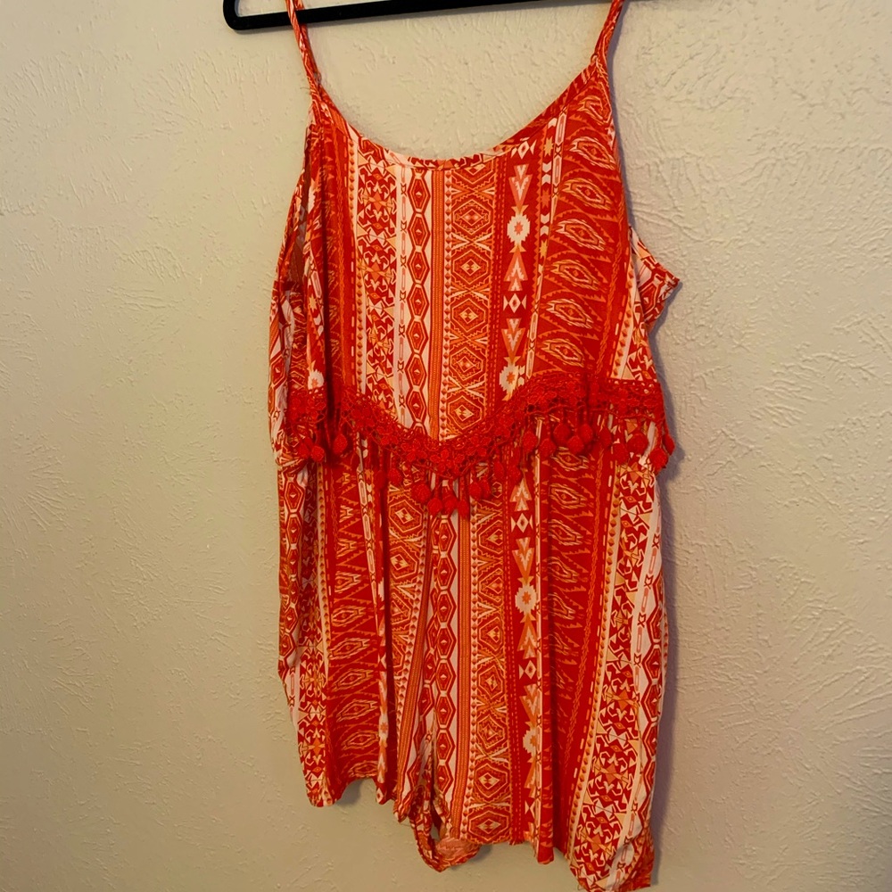 Rue21 Orange Romper